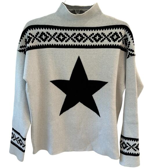 Tahari Star Nordic Sweater Size Large - Picture 2 of 8